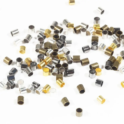 Copper Tube Crimp End Beads