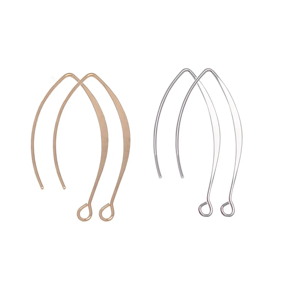 V-shape Earrings Hooks (20pc)