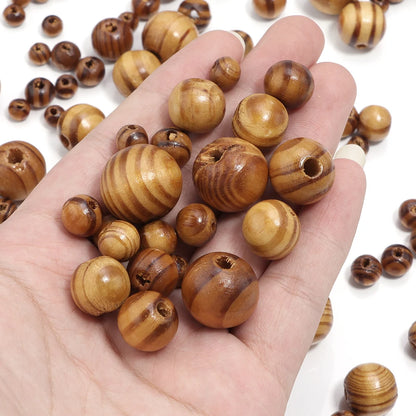 Pine Wood Beads