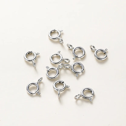 Round Spring Clasps With Jump Ring