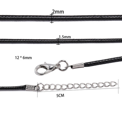 Leather Cord With Clasp