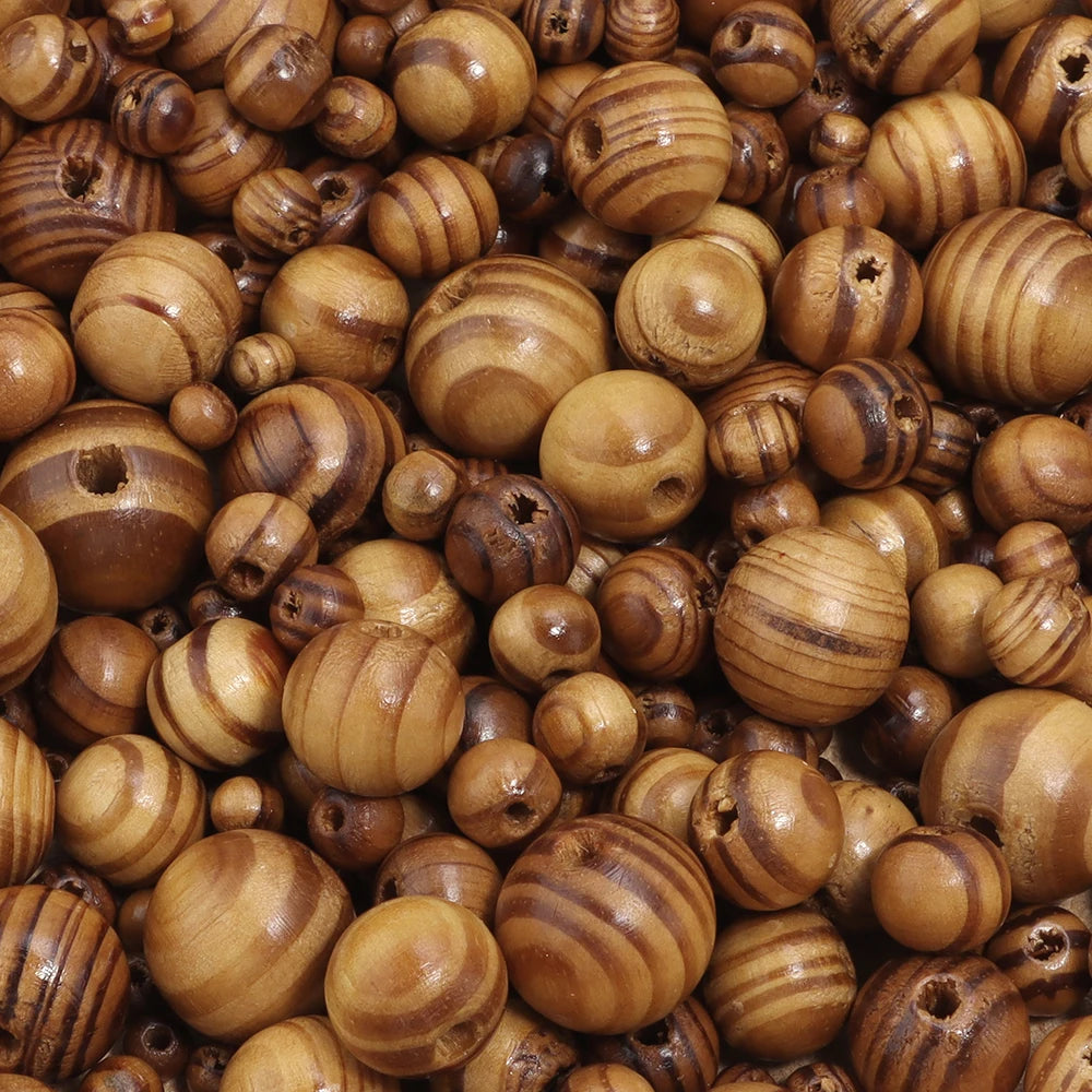 Pine Wood Beads